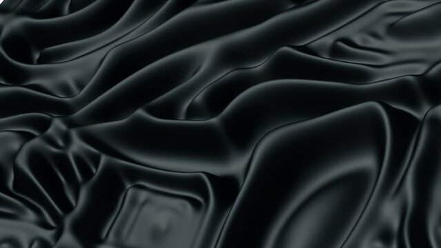 Fondo abstracto de superficie con textura de ondas blancas. Movimiento lento relajante.