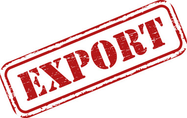 Export grunge rubber stamp