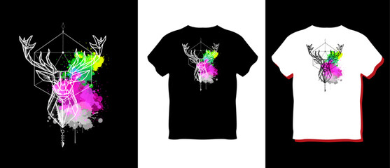 t shirt design. graphic art t shirt vector design illustrator template