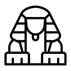 sphinx line icon