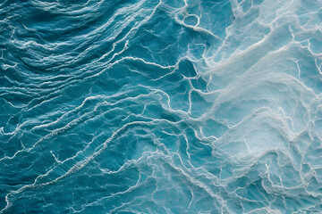 Obraz premium Texture of blue sea water