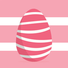 Easter egg. Vector Illustration . 