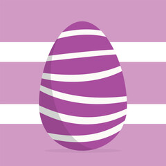 Easter egg. Vector Illustration . 