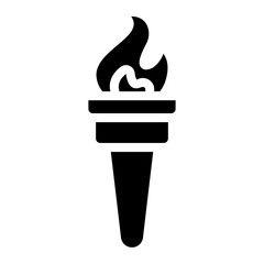torch glyph icon