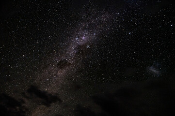 night sky above South Africa