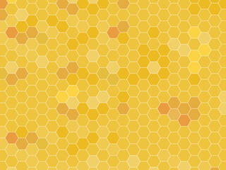 Hexagon honeycomb wallpaper pattern background vector