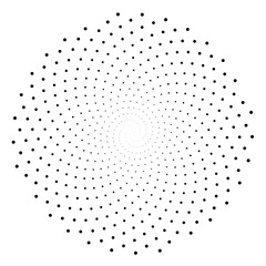 Fibonacci spiral patterns in vector. Mathematical morphology - visualization of phyllotaxis spiral types - code of nature - vector concept of mathematical function Cyanotype