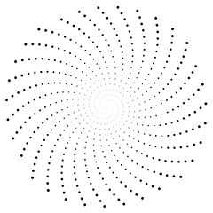 Fibonacci spiral patterns in vector. Mathematical morphology - visualization of phyllotaxis spiral types - code of nature - vector concept of mathematical function Cyanotype