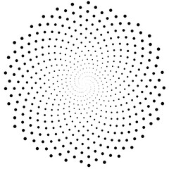 Fibonacci spiral patterns in vector. Mathematical morphology - visualization of phyllotaxis spiral types - code of nature - vector concept of mathematical function Cyanotype