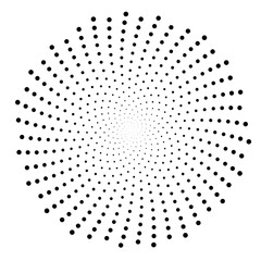 Fibonacci spiral patterns in vector. Mathematical morphology - visualization of phyllotaxis spiral types - code of nature - vector concept of mathematical function Cyanotype