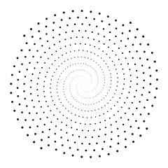 Fibonacci spiral patterns in vector. Mathematical morphology - visualization of phyllotaxis spiral types - code of nature - vector concept of mathematical function Cyanotype