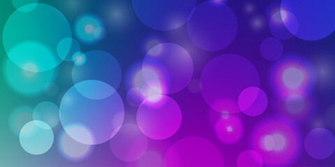 Colorful Magical Bokeh Pattern Abstract Background. Modern Wallpaper. Valentines Banner. Dust. Christmas. Celebration. Vector Illustration