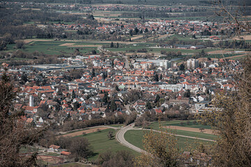 aerial view of a city