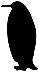 penguin bird silhouette icon