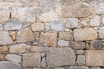 Traditional stone wall in Vila Nova de Gaia.
