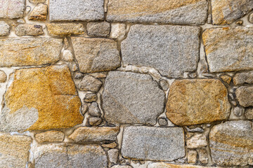 Ancient stone wall near the Porto Cathedral.