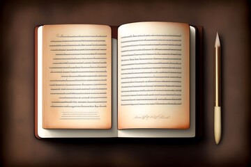  "The Joy of Reading: An Open Book with a Bookmark". Generative AI. 