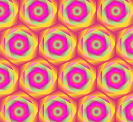 Obraz na płótnie Canvas colorful 3d polygon geometric shapes pattern background design vector
