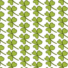 seamless shamrock pattern