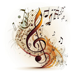 Musical_notes_on_white_background