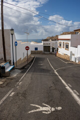 Fototapeta na wymiar Street of Ajuy, Fuerteventura