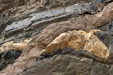 Rocks on the way to Pena Horadada, Fuerteventura