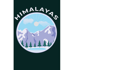Himalyas tshirt design