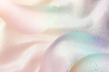 Fototapeta premium Abstract festive bokeh background, natural tones. AI generated image