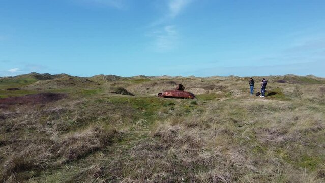 Dunes de Biville Natural Reserve and Heritage Site in France Normandy