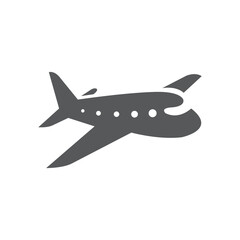 Airplane icon. Vector illustration.