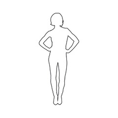 outline adal sexy nice woman