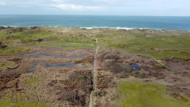 Dunes de Biville Natural Reserve and Heritage Site in France Normandy