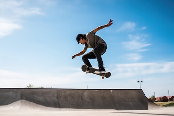 Man on skateboard (AI Generated)