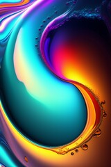 colorful luxury abstract liquid art suitable for webpage and design needs