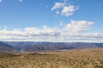 Aerial view of the Colorado River 