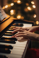 tocando piano no natal, Conceito de Natal: adorar e louvar a Deus