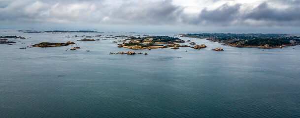 Brehat Island, Ile de Brehat, In The English Channel At The Coast of Brittany In France