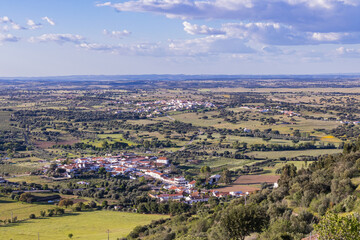 Fototapeta na wymiar View of rural countryside near Monsaraz.