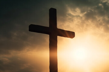 cruz de jesus cristo, simbolo da páscoa cristã