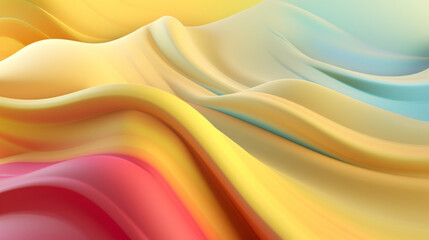Fototapeta na wymiar soft creamy 3d background, abstract