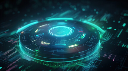 futuristic tech,  data flowing, digital, background