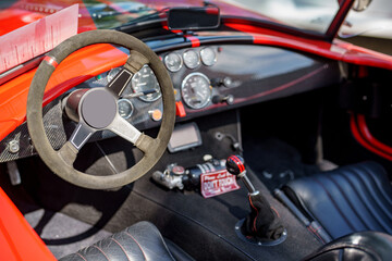 Image of a race car interior