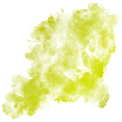 Green Gradient Smoke Abstract Shape