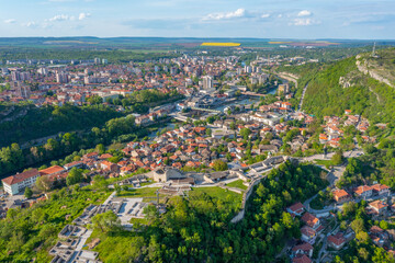 Panorama view of the bulgarian city lovech