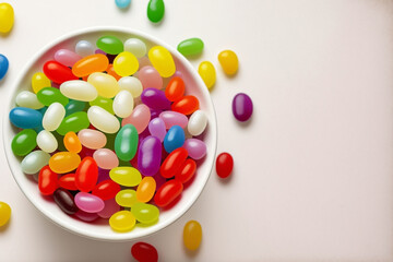 Colorful candies background