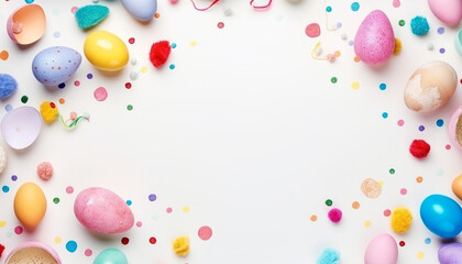 Easter White Background