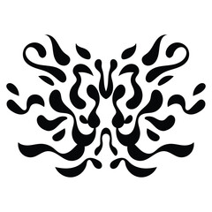 Decorative triball armband tattoo art