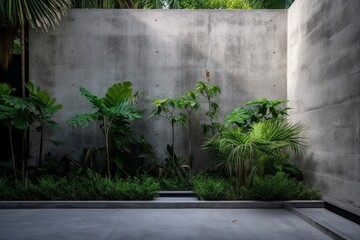 Concrete Garden Space, generative ai