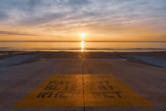 Sunrise at the Oak Street Beach