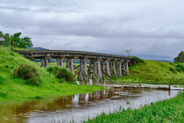 Flooded Grazing and Pasture Land around Yarra Glen Victoria. During the Recent Heavy Rains In The...